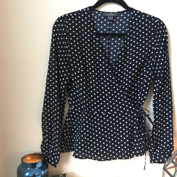 primark polka dot top